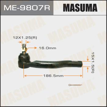 MASUMA ME-9807R - Bağlama çubuğunun sonu furqanavto.az