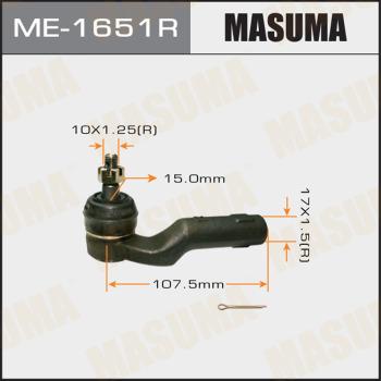 MASUMA ME-1651R - Bağlama çubuğunun sonu furqanavto.az