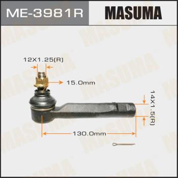 MASUMA ME-3981R - Bağlama çubuğunun sonu furqanavto.az