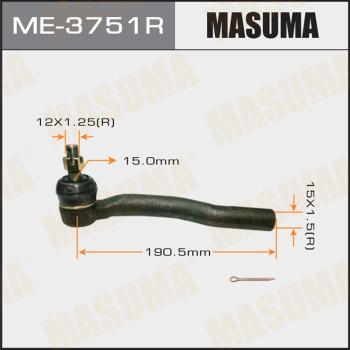MASUMA ME-3751R - Bağlama çubuğunun sonu furqanavto.az