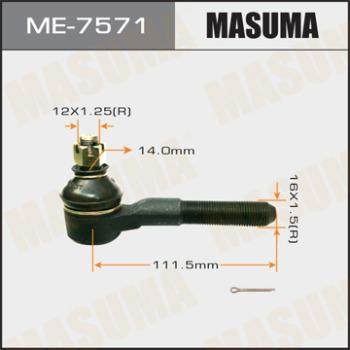 MASUMA ME-7571 - Bağlama çubuğunun sonu furqanavto.az