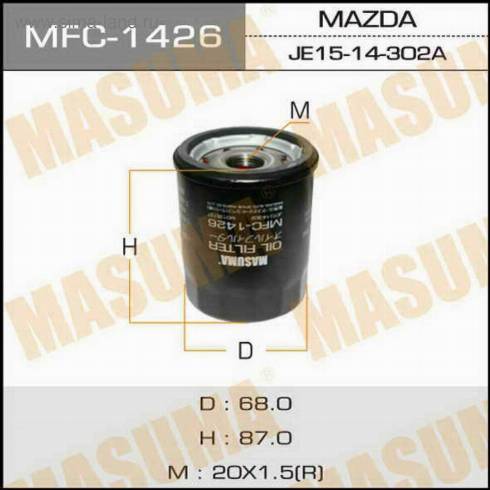 MASUMA MFC-1426 - Yağ filtri furqanavto.az