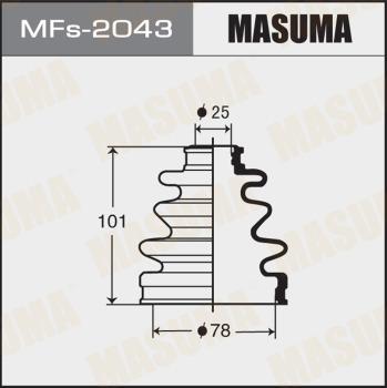 MASUMA MFs-2043 - Körük, sürücü val furqanavto.az