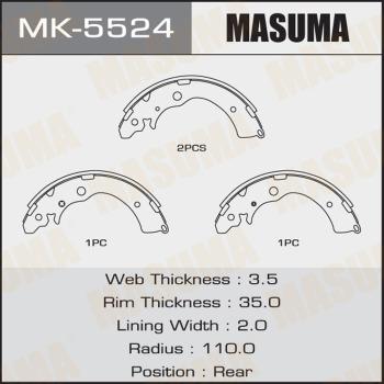 MASUMA MK-5524 - Əyləc Başlığı Dəsti furqanavto.az