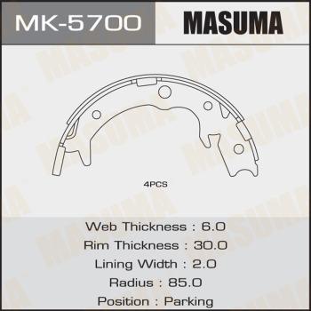 MASUMA MK-5700 - Əyləc Başlığı Dəsti furqanavto.az