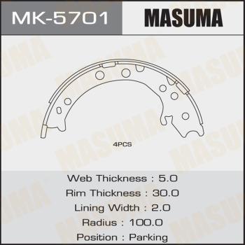 MASUMA MK-5701 - Əyləc Başlığı Dəsti furqanavto.az