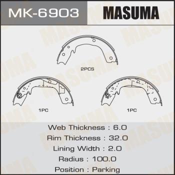 MASUMA MK-6903 - Əyləc Başlığı Dəsti furqanavto.az