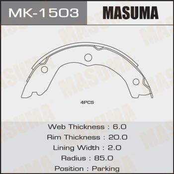 MASUMA MK-1503 - Əyləc Başlığı Dəsti www.furqanavto.az