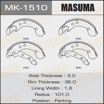 MASUMA MK-1510 - Əyləc Başlığı Dəsti furqanavto.az