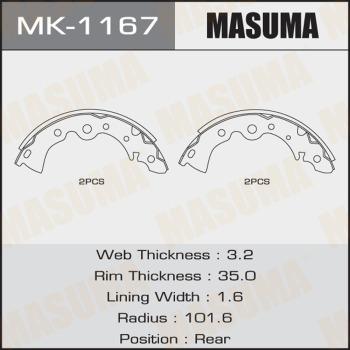 MASUMA MK-1167 - Əyləc Başlığı Dəsti furqanavto.az