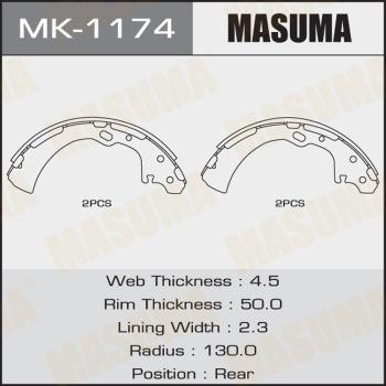 MASUMA MK-1174 - Əyləc Başlığı Dəsti furqanavto.az