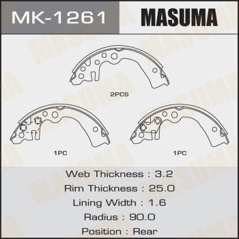 MASUMA MK-1261 - Əyləc Başlığı Dəsti furqanavto.az