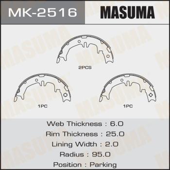 MASUMA MK-2516 - Əyləc Başlığı Dəsti furqanavto.az