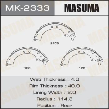 MASUMA MK-2333 - Əyləc Başlığı Dəsti furqanavto.az