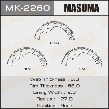 MASUMA MK-2260 - Əyləc Başlığı Dəsti furqanavto.az