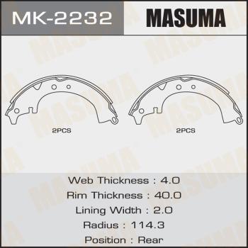 MASUMA MK-2232 - Əyləc Başlığı Dəsti furqanavto.az