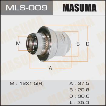 MASUMA MLS-009 - Təkər qayka furqanavto.az