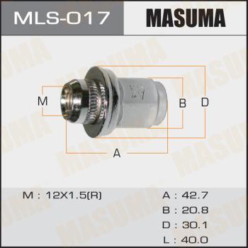 MASUMA MLS-017 - Təkər qayka furqanavto.az