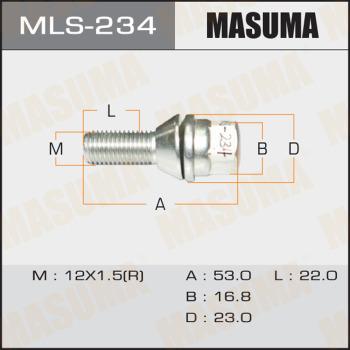 MASUMA MLS-234 - Təkər boltu furqanavto.az
