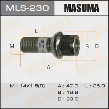 MASUMA MLS-230 - Təkər boltu furqanavto.az