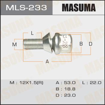 MASUMA MLS-233 - Təkər boltu furqanavto.az