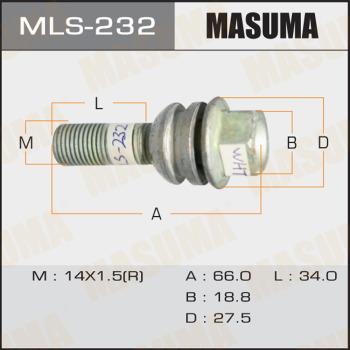 MASUMA MLS-232 - Təkər boltu furqanavto.az