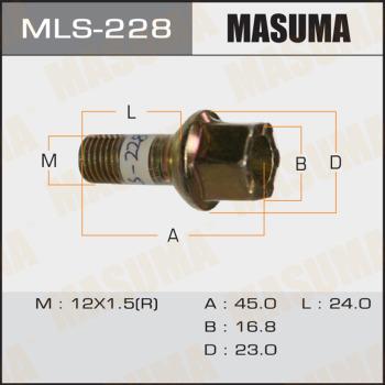 MASUMA MLS-228 - Təkər boltu furqanavto.az