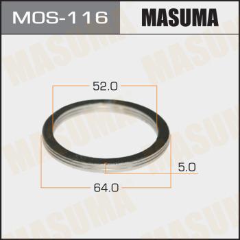 MASUMA MOS-116 - Mühür halqası, egzoz borusu furqanavto.az