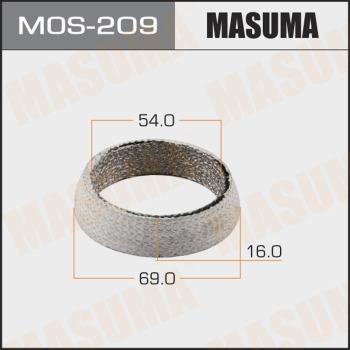 MASUMA MOS-209 - Mühür halqası, egzoz borusu furqanavto.az