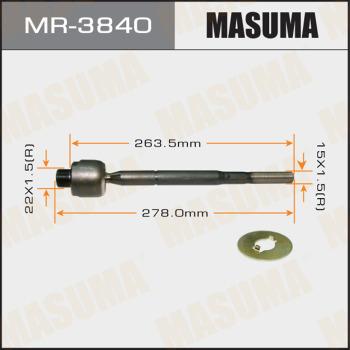 MASUMA MR-3840 - Daxili Bağlama Çubuğu, Ox Birləşməsi furqanavto.az