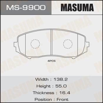 MASUMA MS-9900 - Əyləc Başlığı Dəsti furqanavto.az