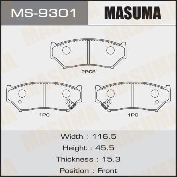 MASUMA MS-9301 - Əyləc Başlığı Dəsti furqanavto.az