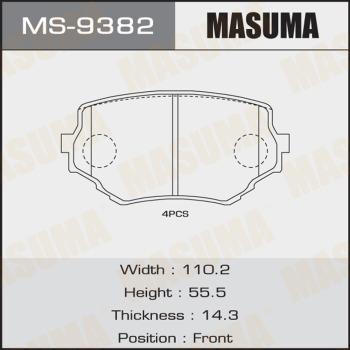 MASUMA MS-9382 - Əyləc Başlığı Dəsti furqanavto.az
