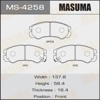 MASUMA MS-4258 - Əyləc Başlığı Dəsti furqanavto.az