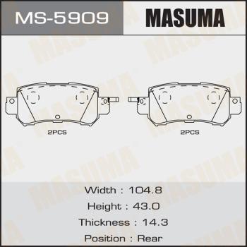 MASUMA MS-5909 - Əyləc Başlığı Dəsti furqanavto.az