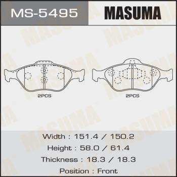 MASUMA MS-5495 - Əyləc Başlığı Dəsti furqanavto.az