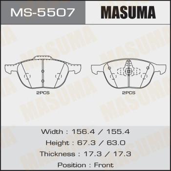 MASUMA MS-5507 - Əyləc Başlığı Dəsti furqanavto.az