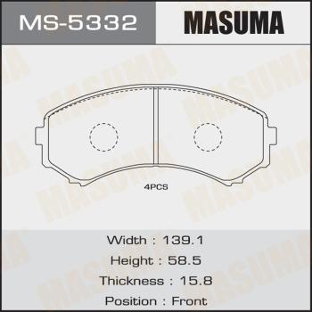 MASUMA MS-5332 - Əyləc Başlığı Dəsti furqanavto.az