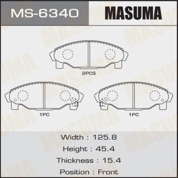 MASUMA MS-6340 - Əyləc Başlığı Dəsti furqanavto.az