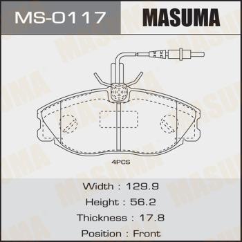 MASUMA MS-0117 - Əyləc Başlığı Dəsti furqanavto.az