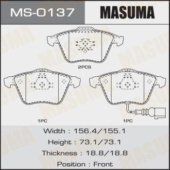 MASUMA MS-0137 - Əyləc Başlığı Dəsti furqanavto.az