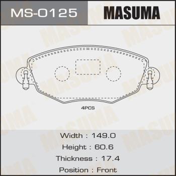 MASUMA MS-0125 - Əyləc Başlığı Dəsti furqanavto.az