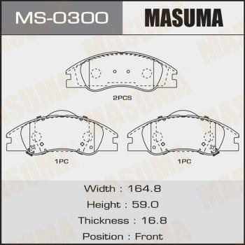 MASUMA MS-0300 - Əyləc Başlığı Dəsti furqanavto.az