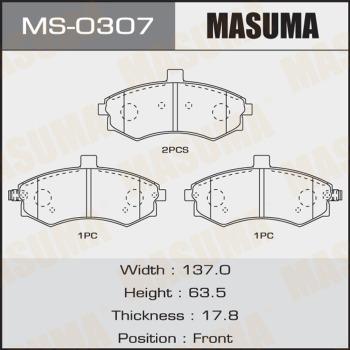 MASUMA MS-0307 - Əyləc Başlığı Dəsti furqanavto.az