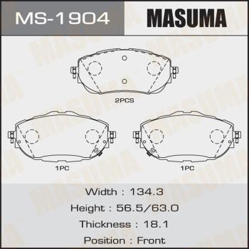 MASUMA MS-1904 - Əyləc Başlığı Dəsti www.furqanavto.az