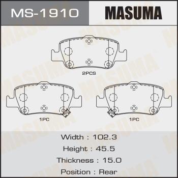 MASUMA MS-1910 - Əyləc Başlığı Dəsti www.furqanavto.az