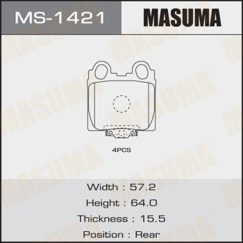 MASUMA MS-1421 - Əyləc Başlığı Dəsti furqanavto.az