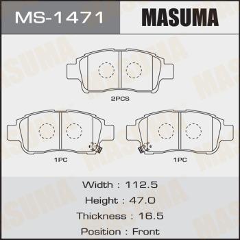 MASUMA MS-1471 - Əyləc Başlığı Dəsti furqanavto.az