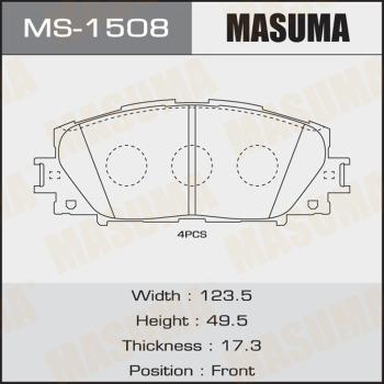 MASUMA MS-1508 - Əyləc Başlığı Dəsti furqanavto.az