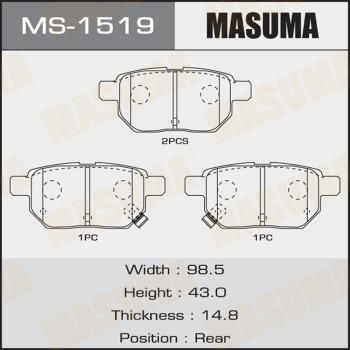 MASUMA MS-1519 - Əyləc Başlığı Dəsti furqanavto.az